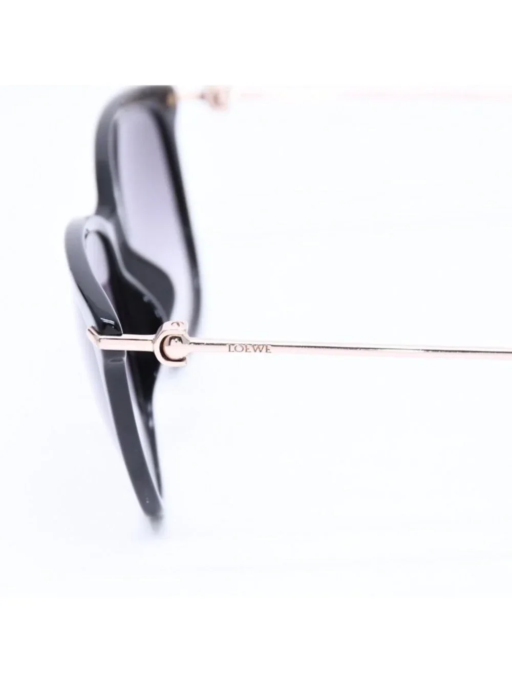 Loewe Sunglasses Eyewear Side Logo Black Acetate